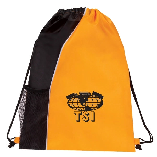 Colorblock Drawstring Backpack