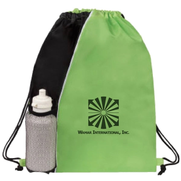 Colorblock Drawstring Backpack