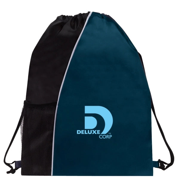 Colorblock Drawstring Backpack