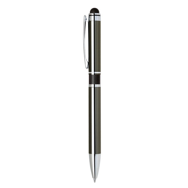 Gunmetal push open stylus pen