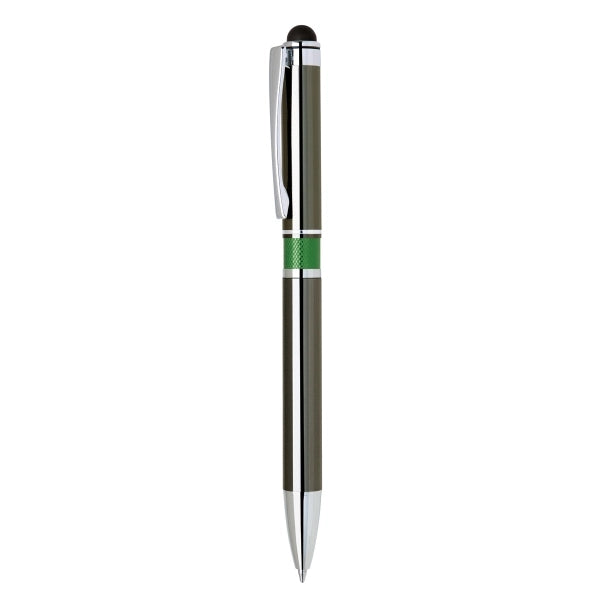 Gunmetal push open stylus pen