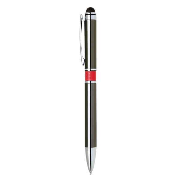 Gunmetal push open stylus pen