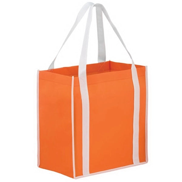 Two-Tone Non-Woven Tote Bag - Screen Print