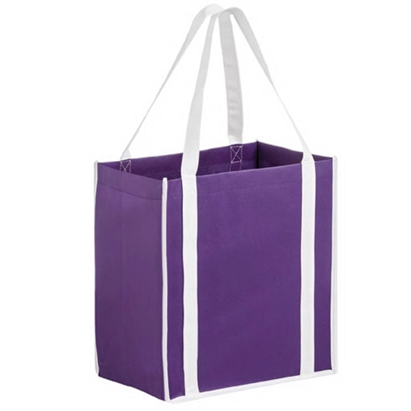Two-Tone Non-Woven Tote Bag - Screen Print