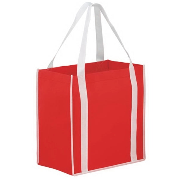 Two-Tone Non-Woven Tote Bag - Screen Print
