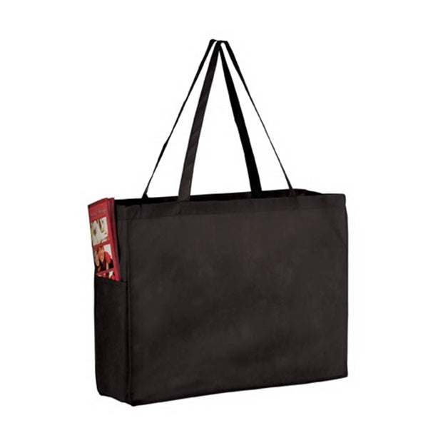 Side Pocket Tote Bag - Screen Print