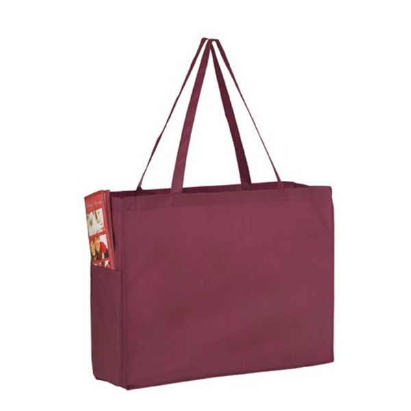 Side Pocket Tote Bag - Screen Print