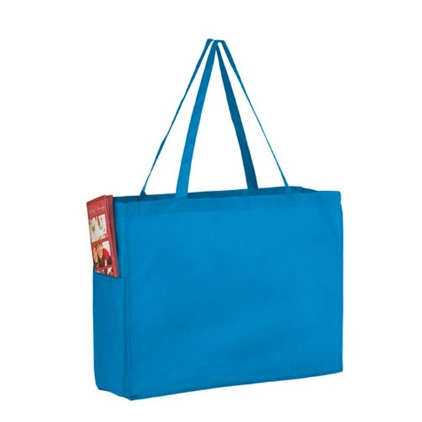 Side Pocket Tote Bag - Screen Print