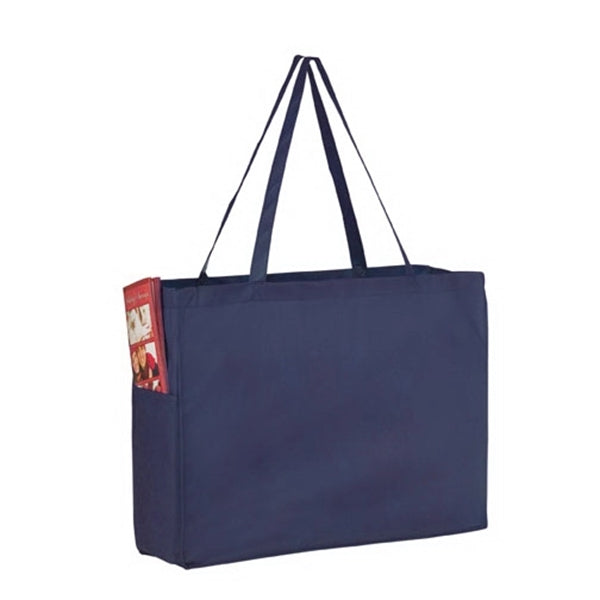 Side Pocket Tote Bag - Screen Print