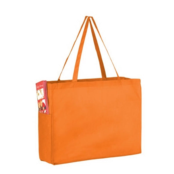 Side Pocket Tote Bag - Screen Print