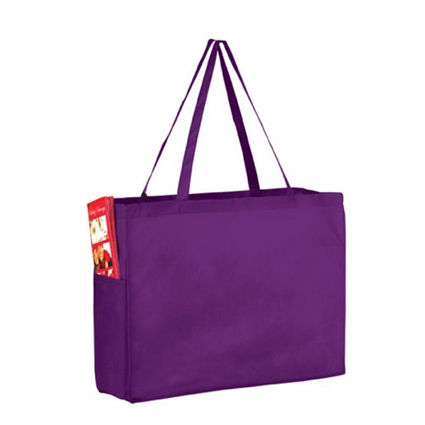 Side Pocket Tote Bag - Screen Print