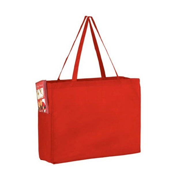 Side Pocket Tote Bag - Screen Print