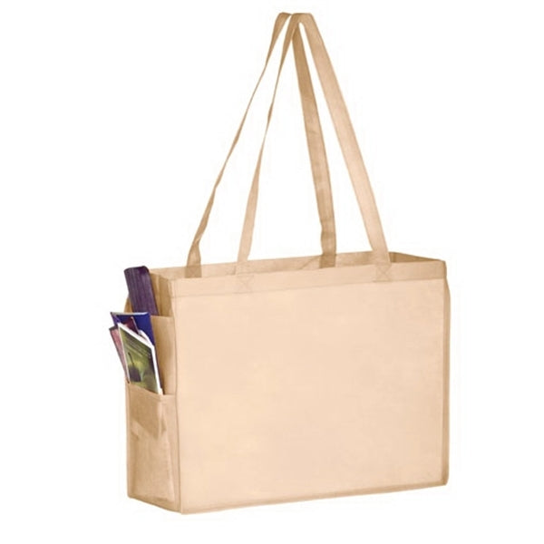 Side Pocket Tote Bag - Screen Print