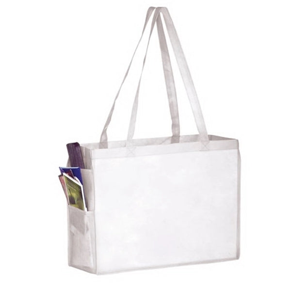 Side Pocket Tote Bag - Screen Print