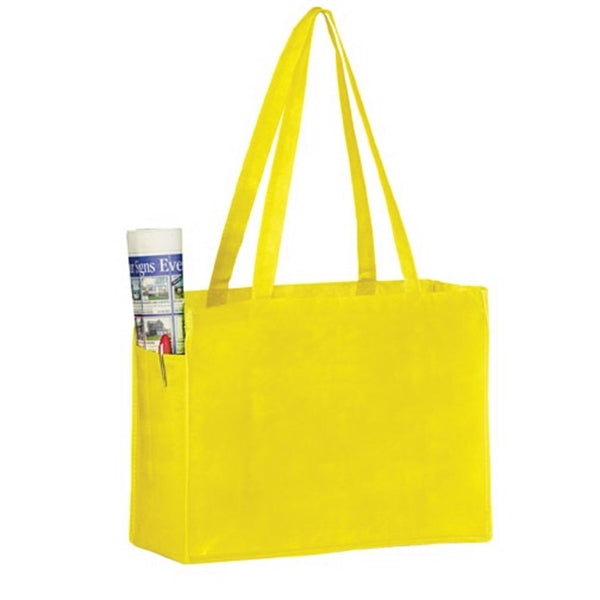 Side Pocket Tote Bag - Screen Print