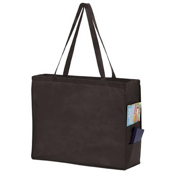 Side Pocket Tote Bag - Screen Print