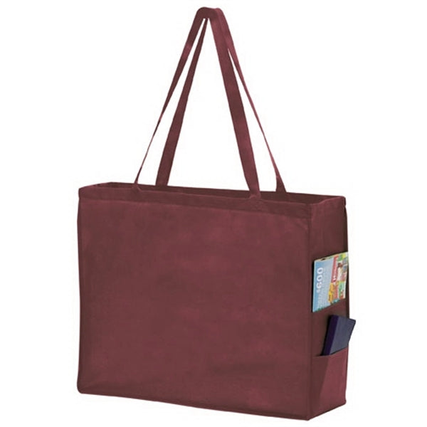 Side Pocket Tote Bag - Screen Print