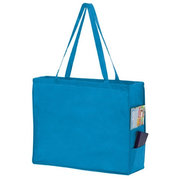 Side Pocket Tote Bag - Screen Print