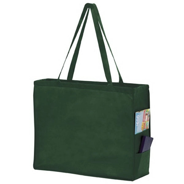 Side Pocket Tote Bag - Screen Print