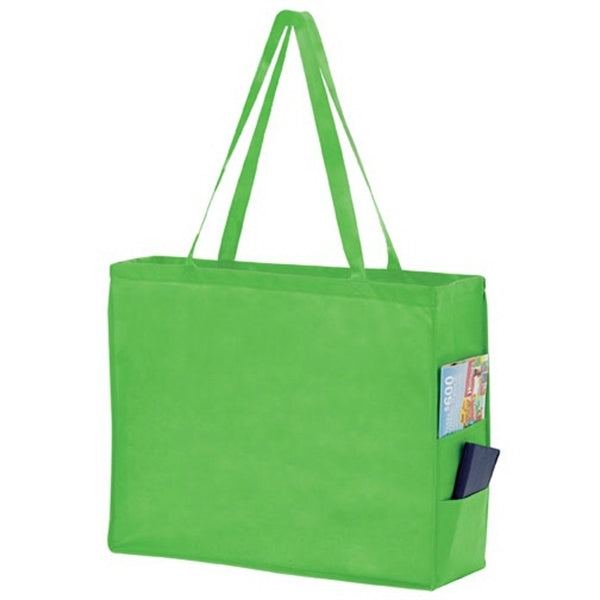 Side Pocket Tote Bag - Screen Print