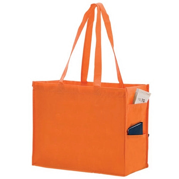 Side Pocket Tote Bag - Screen Print