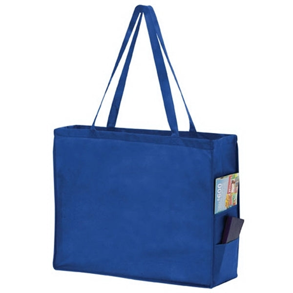 Side Pocket Tote Bag - Screen Print