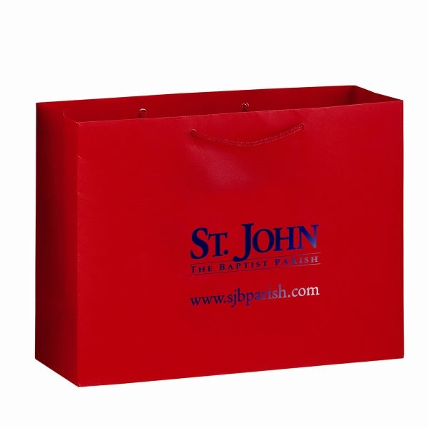 Gloss Laminated Euro Tote Bag - Foil Stamp