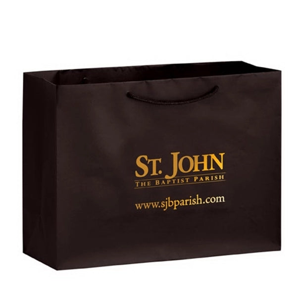 Matte Laminated Euro Tote Bag - Foil Stamp