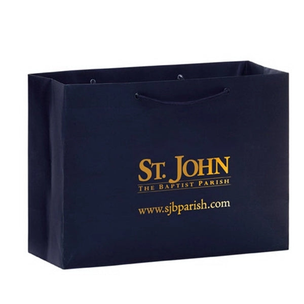 Matte Laminated Euro Tote Bag - Foil Stamp