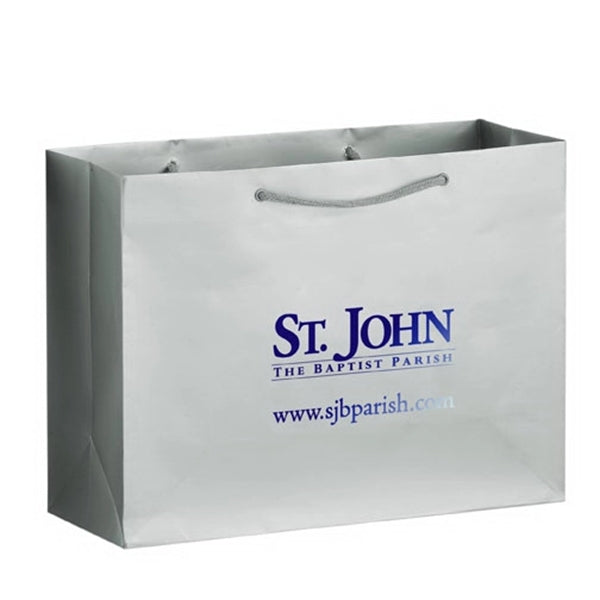 Matte Laminated Euro Tote Bag - Foil Stamp