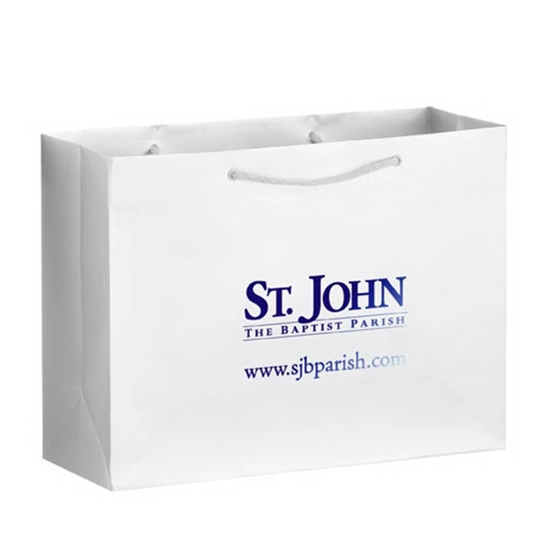 Matte Laminated Euro Tote Bag - Foil Stamp