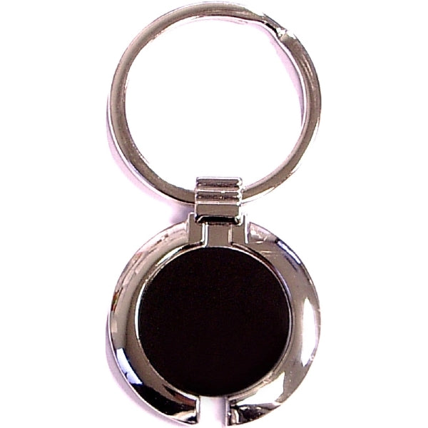Chrome metal key holder