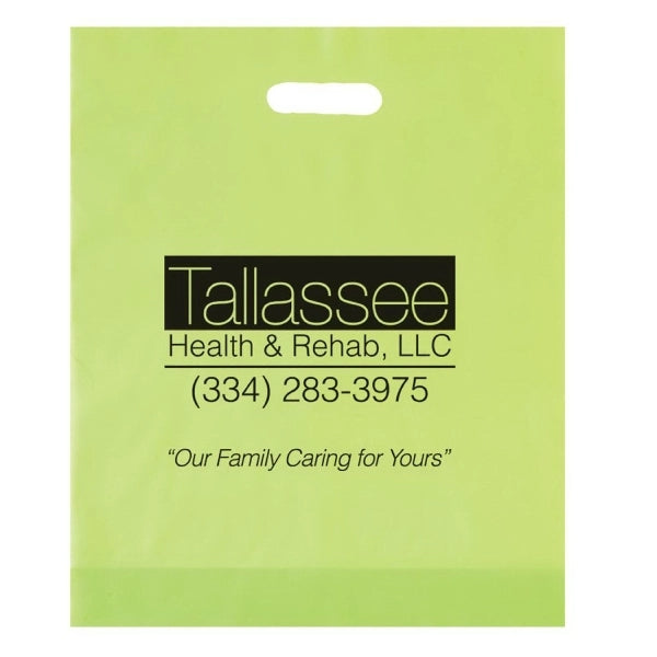 Frosted Die Cut Bag - Flexo Ink