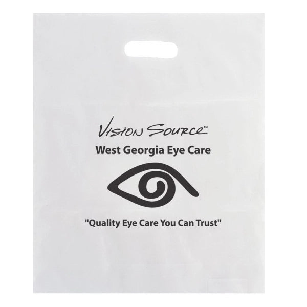 Frosted Die Cut Bag - Flexo Ink