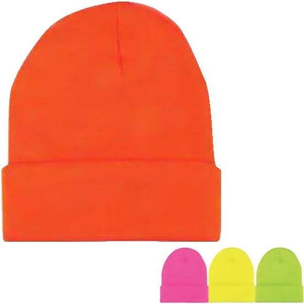Neon Acrylic Beanie