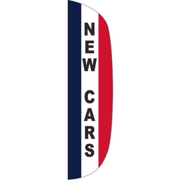 3' x 15' Message Flutter Flag - New Cars
