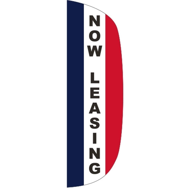 3' x 10' Message Flutter Flag - Now Leasing
