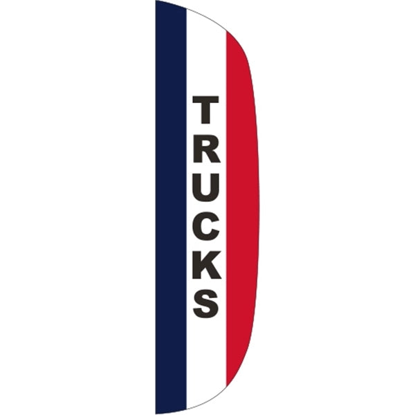 3' x 15' Message Flutter Flag - Trucks