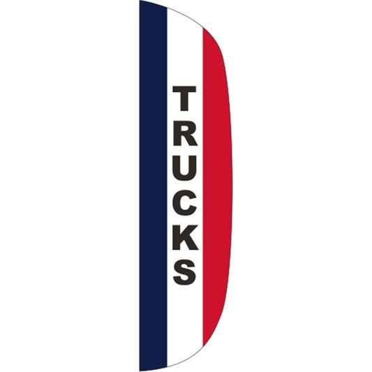 3' x 15' Message Flutter Flag - Trucks