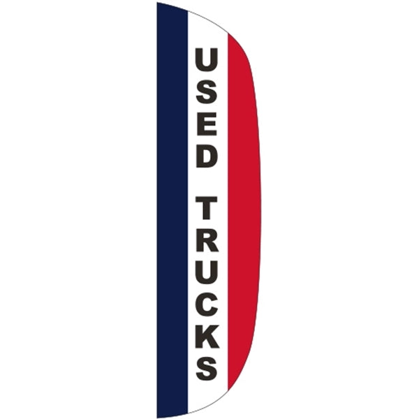 3' x 15' Message Flutter Flag - Used Trucks