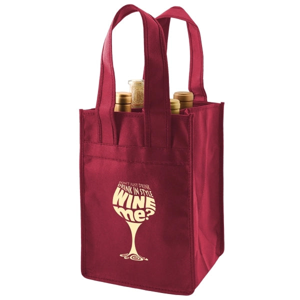 4 Bottle Wine Totes