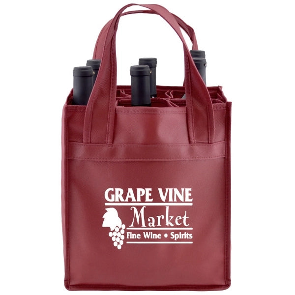 Versatile 6 Bottle Wine Bag