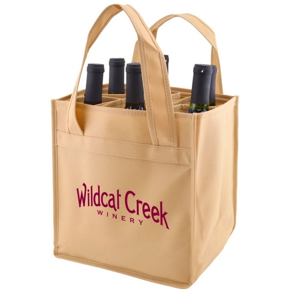 Versatile 6 Bottle Wine Bag