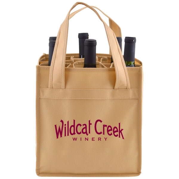 Versatile 6 Bottle Wine Bag