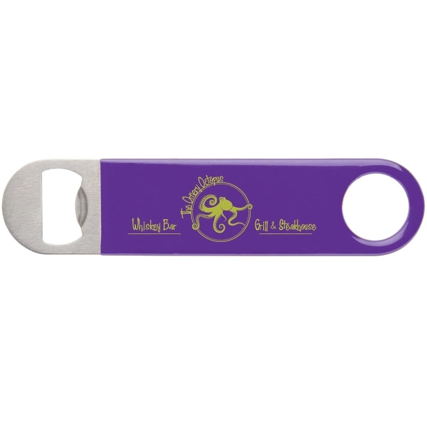 Color Wrapped Classic Paddle Bottle Opener