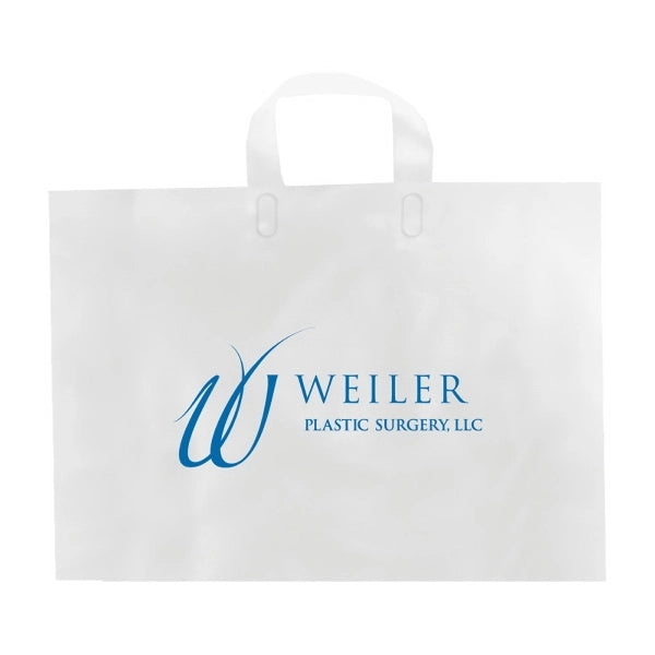Color Frosted Soft Loop Handle Bags