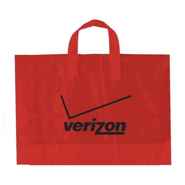 Color Frosted Soft Loop Handle Bags