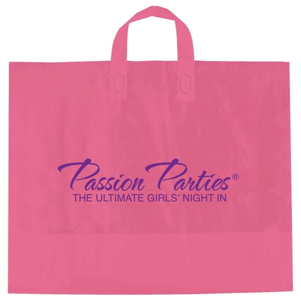 Color Frosted Soft Loop Handle Bags