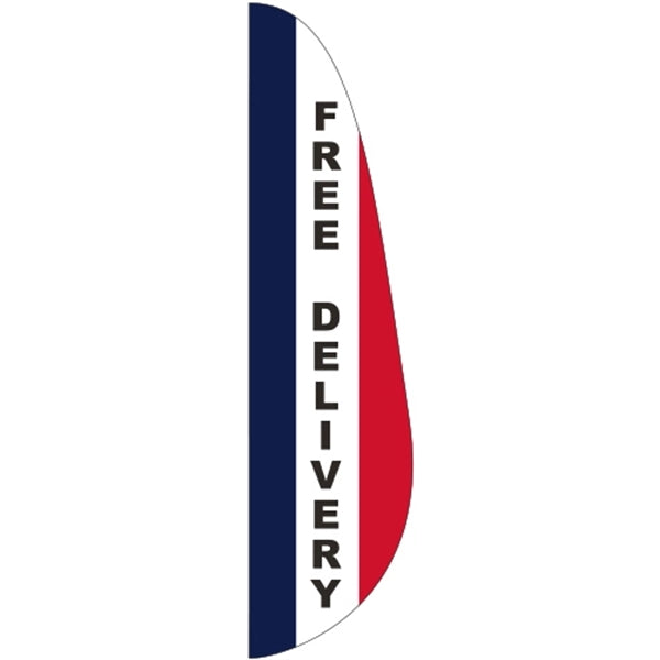 3' x 15' Message Feather Flag - Free Delivery