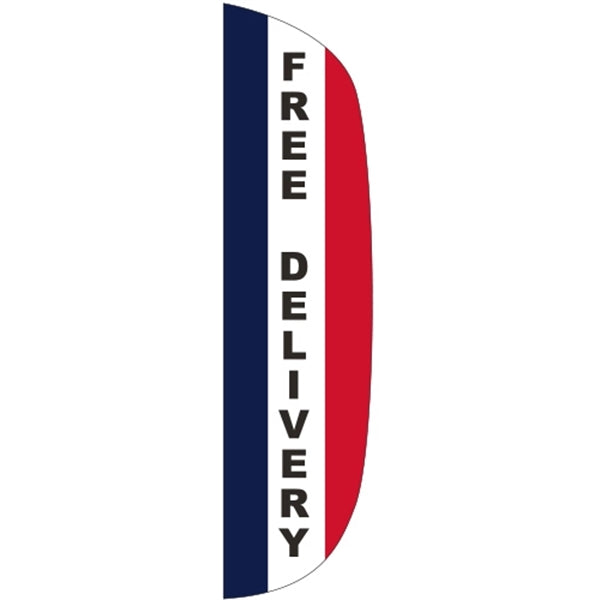 3' x 15' Message Flutter Flag - Free Delivery